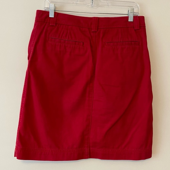 L.L.Bean Red Skirt - Picture 5 of 5
